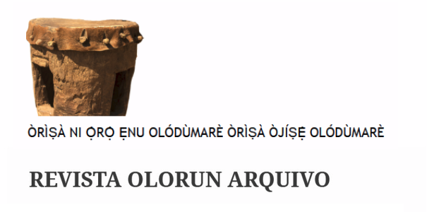 Revista Olórun - Banner de Arquivo